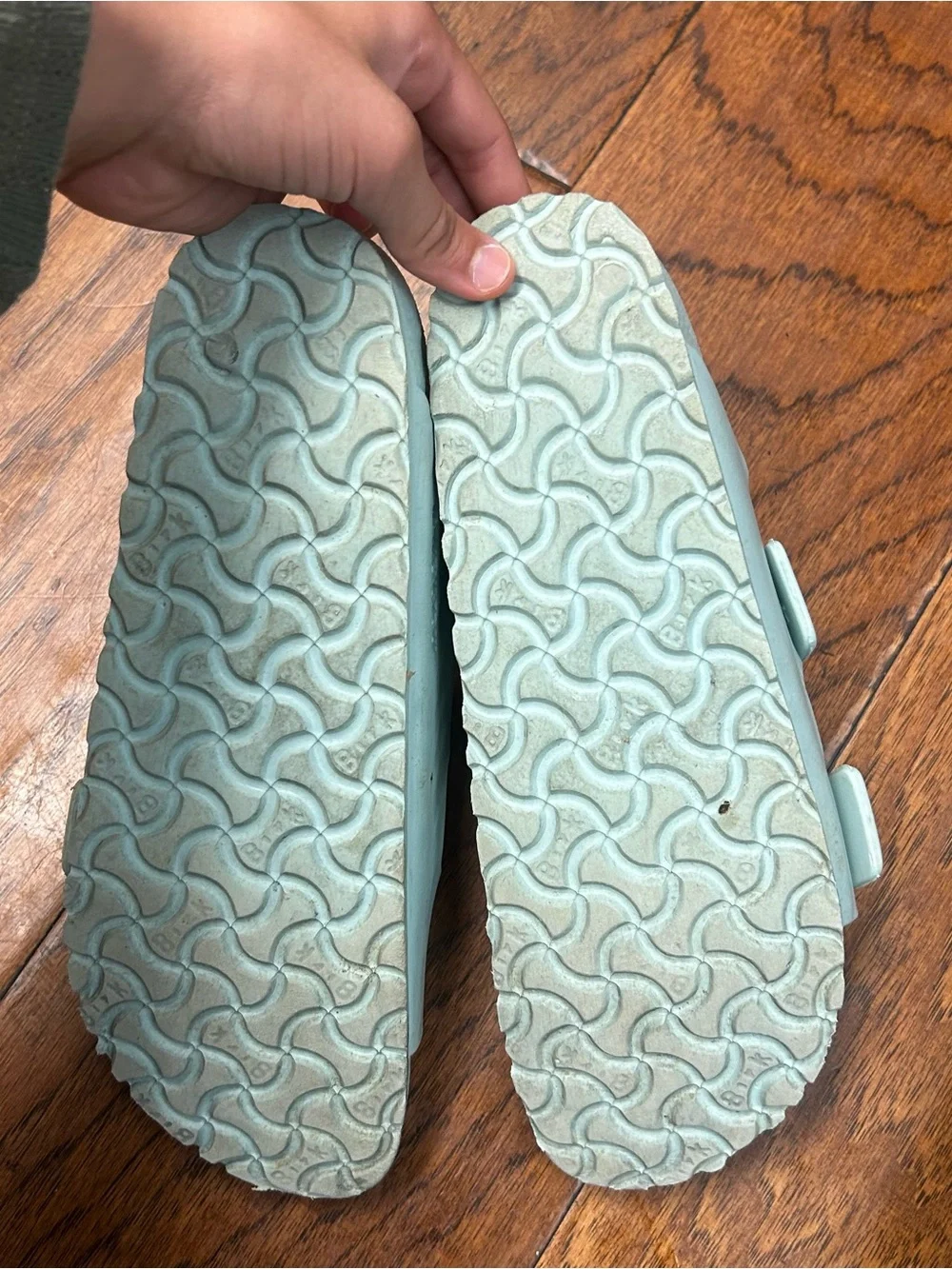 Birkenstock Arizona EVA Slide Sandal in Surf Green